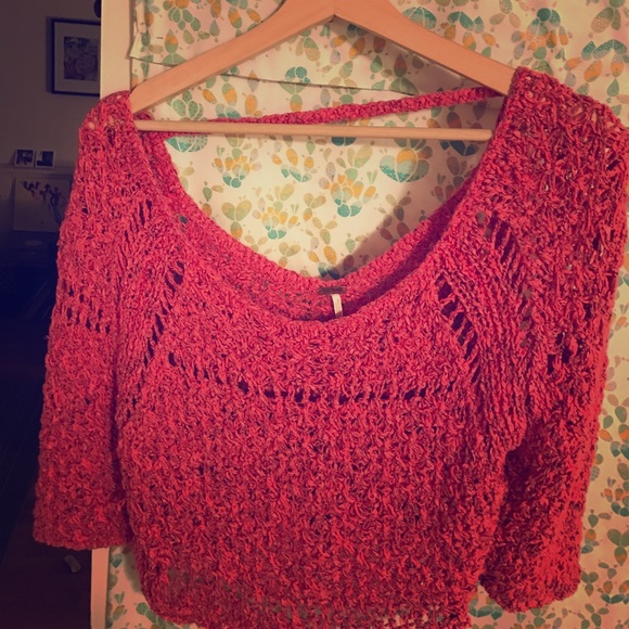 Free People cropped sweater