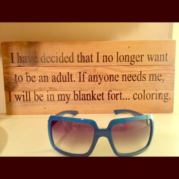 Genuine Blue Burberry Sunglasses NWOT