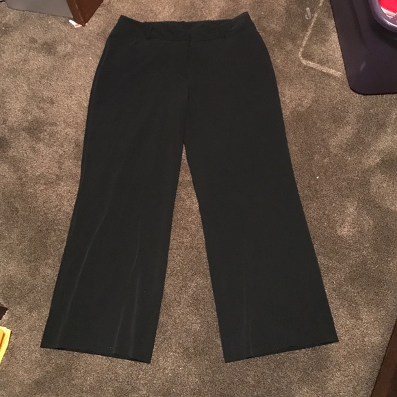 Worthington Curvy Fit Dress Pants Black