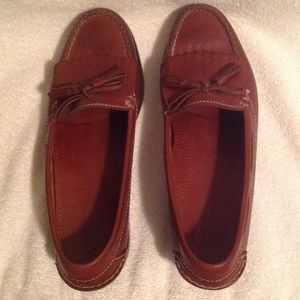 Mens Tassel Loafer, Cole Haan, 10D, caramel