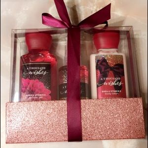 Bath&Body Works . A Thousand Wishes gift pack.