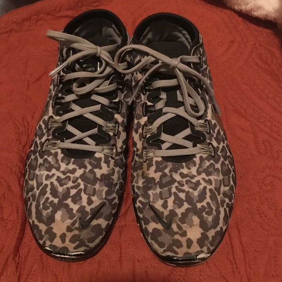 Cheetah print Nike free runs