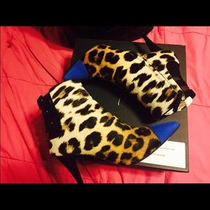 Leopard booties