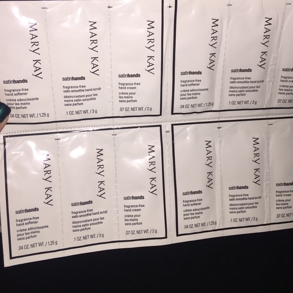 Mary Kay Satin Hands SAMPLES