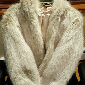 FANCY Girls faux fur coat , H&M Divided coat