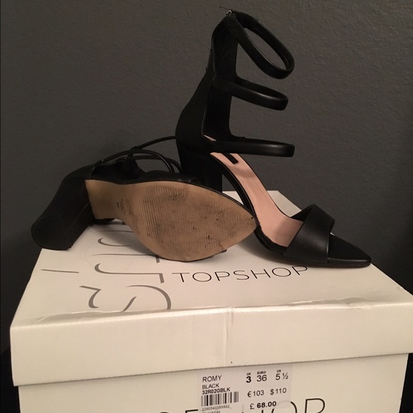 Topshop Romy black heels - Picture 3 of 4