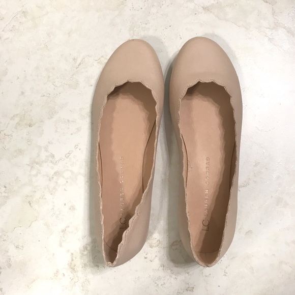 LC Lauren Conrad Nude Flats