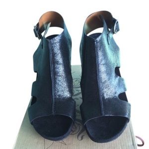 Nine West Vintage America Kendrick Black Sandals