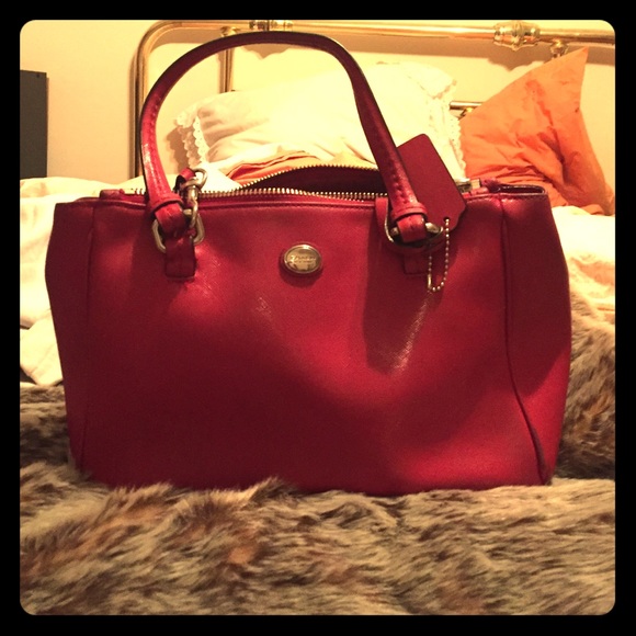 MOVING SALE Red Coach Purse!