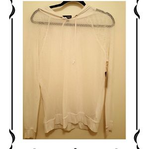 a.n.a mesh hoodie (L)