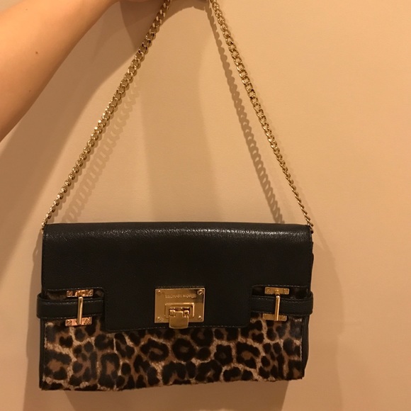 MK leopard bag