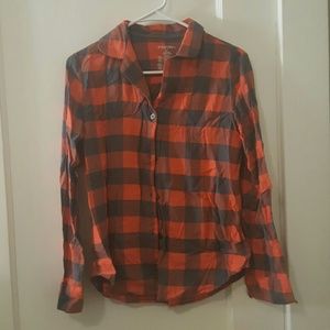 Plaid sleep shirt