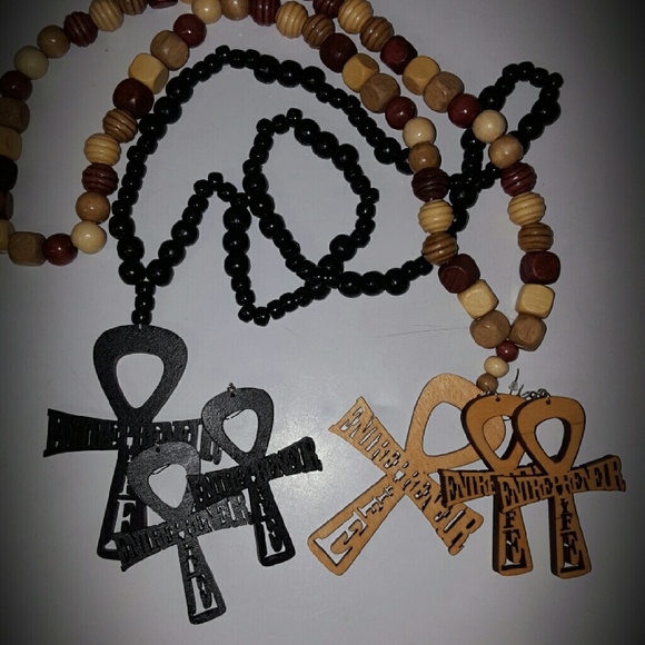 Entrepreneur Life Ankh necklace Black