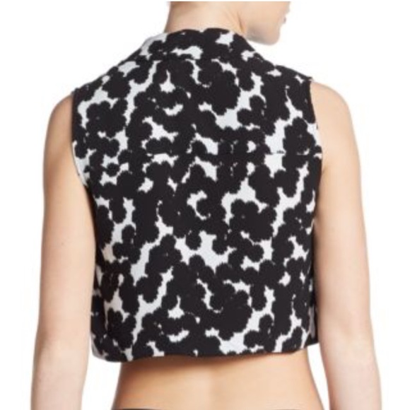 A.L.C. Betti Silk Cropped Blouse - Picture 2 of 8