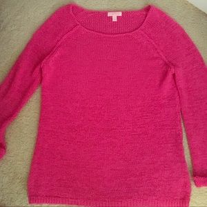 EUC Pink Lilly Pulitzer Nantucket sweater.