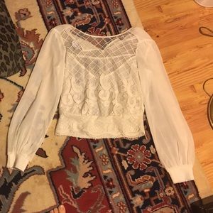 Lace NWT Bebe Blouse