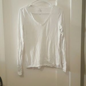 Plain white long sleeve