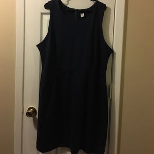 Navy dress with pockets