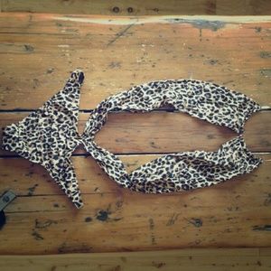 Cheetah print Victoria's Secret bathing suit