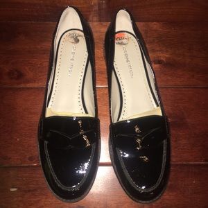 Shiny Black Loafers