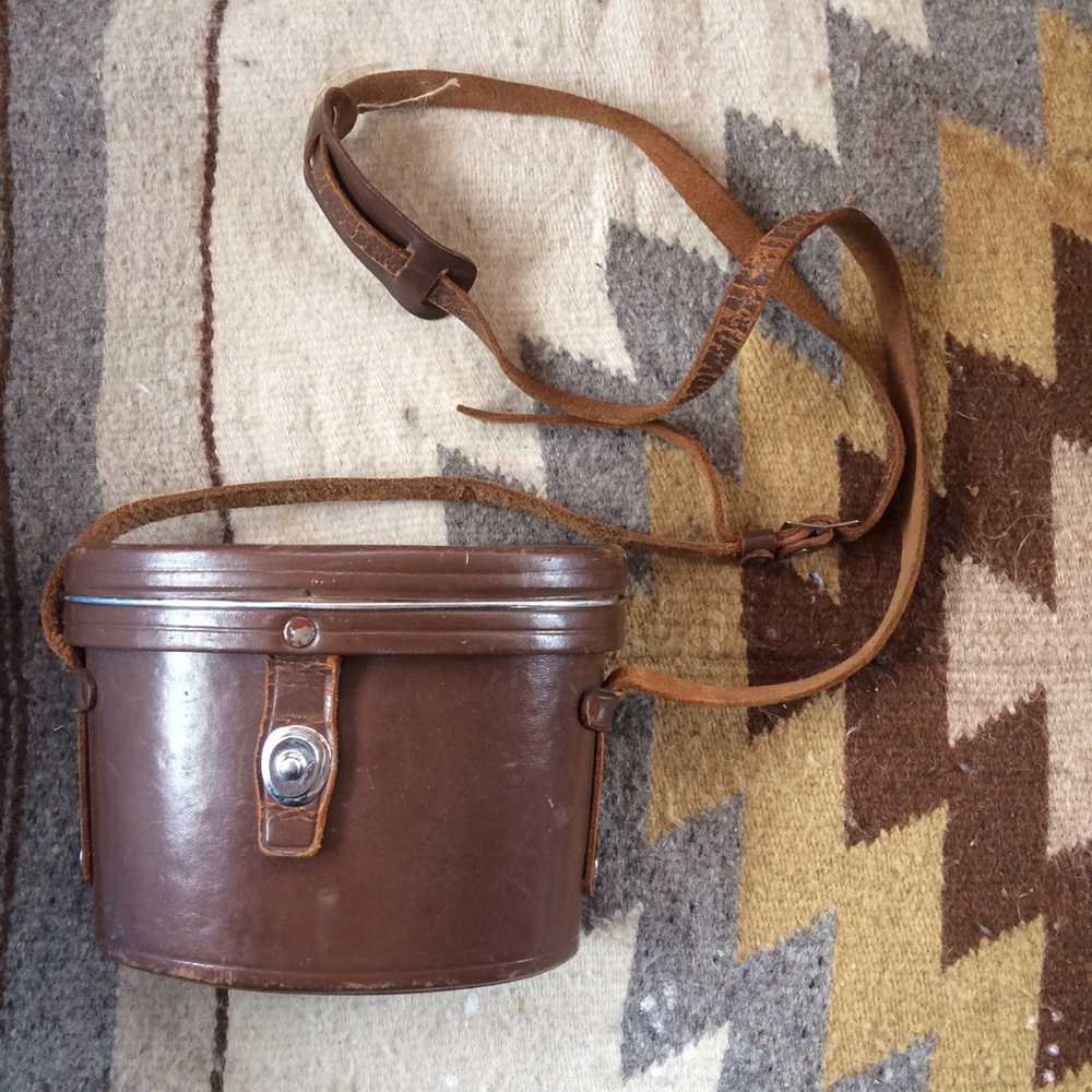vintage binocular case