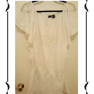 White Swimsuit Cover Up.