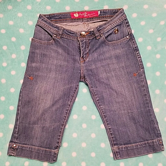 Apple Bottom Denim Capris!
