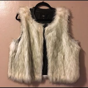 Faux fur vest