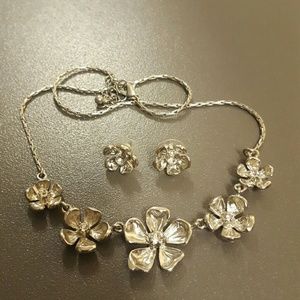 Macy's Flower Jewelry Set