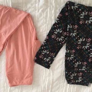 Lularoe O/S Paisley/solid bundle
