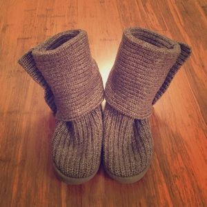 Ugg Grey Classic Cardy Boots