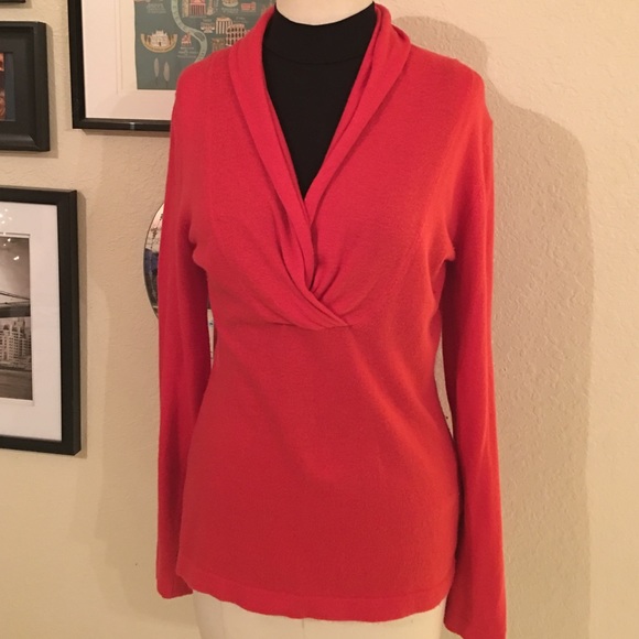 Banana Republic Mesh shawl collar Sweater