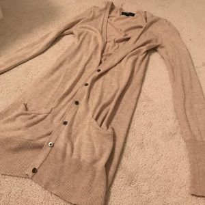 Tan cardigan