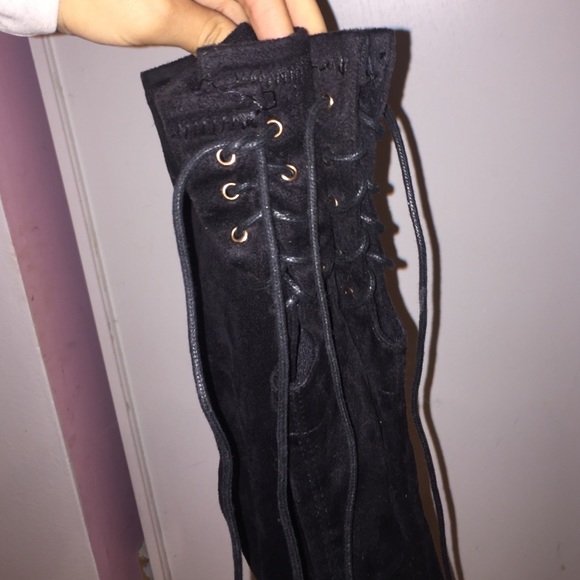 Lola Shoetique | Shoes | Womens Thigh High Boots Size 8 Miss  Black thigh high boots from Lola shoetique