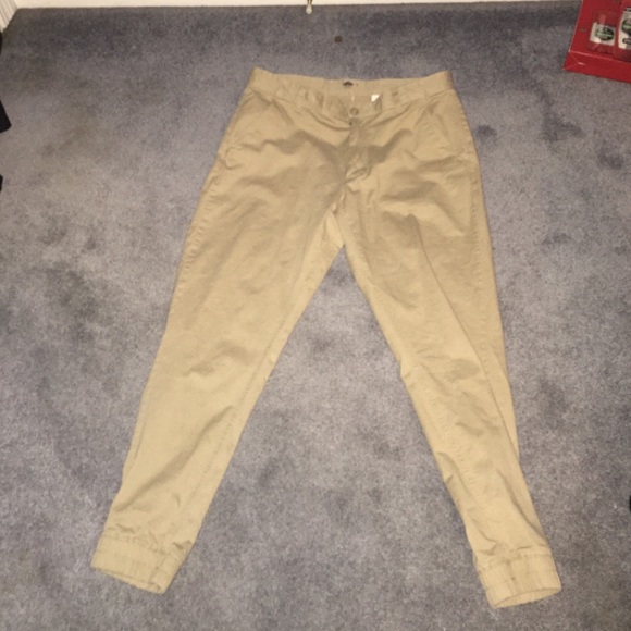Khaki joggers