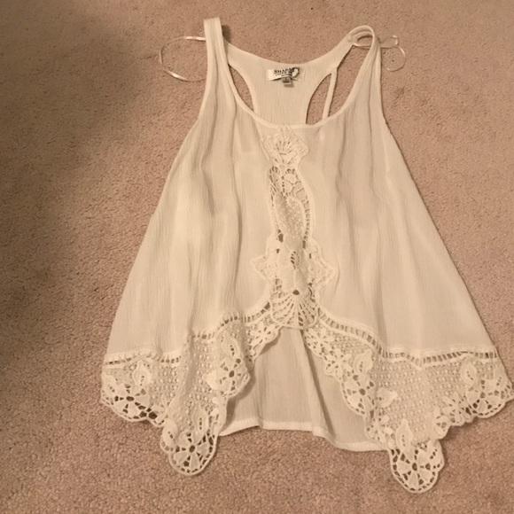 White tank top