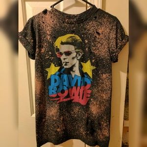 David Bowie Distressed Tee
