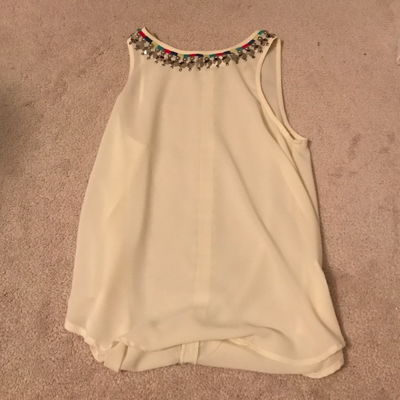 White tank top