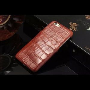 iPhone 6 Croc Leather Case