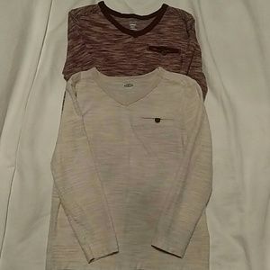 2 long sleeve shirts