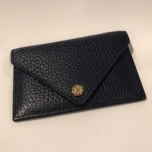 New leather navy card case!