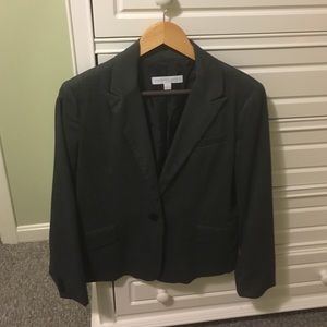 Dark grey suit blazer