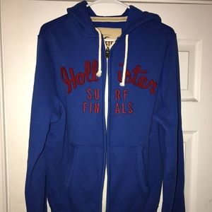 Hollister Zip Up Hoodie Men's Large