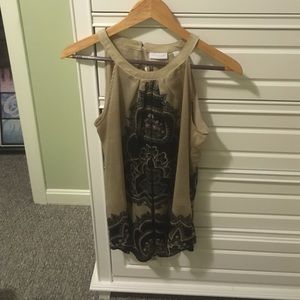 Sheer tank dressy top