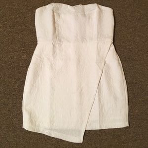 White mini dress