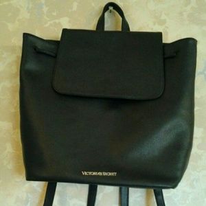 Victoria secret faux leather backpack