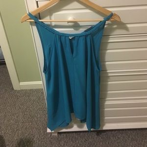 Turquoise halter style tank