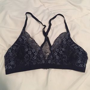 Navy lace bralette