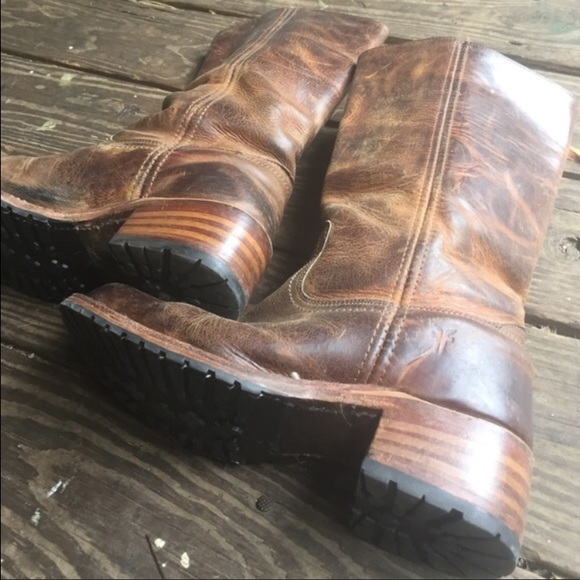 Frye boots.