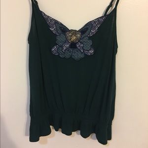 Turquoise Forever21 Tank Top Size S